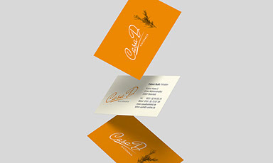 Visitenkarte für Casa D, Ristorante, Pizzeria 