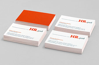 Visitenkarte für Hoppe+Ruthe, Medien 