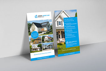 Mailing, Flyer für Lohmeier+Partner, Immobilienmakler