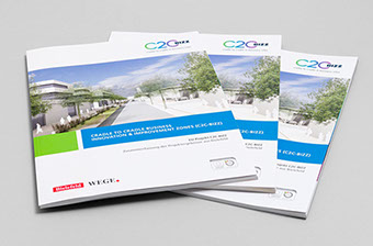 Broschuere für die Stadt Bielefeld und der WEGE mbH, C2-bizz