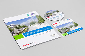 Broschuere, CD , Cover, Booklet für die Stadt Bielefeld und der WEGE mbH, C2-bizz 