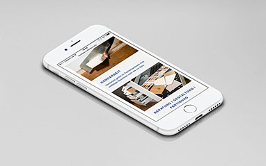 Responsive Webdesign und Internetauftritt für Hoffmann Garten und Forst, optimiert für Smartphone